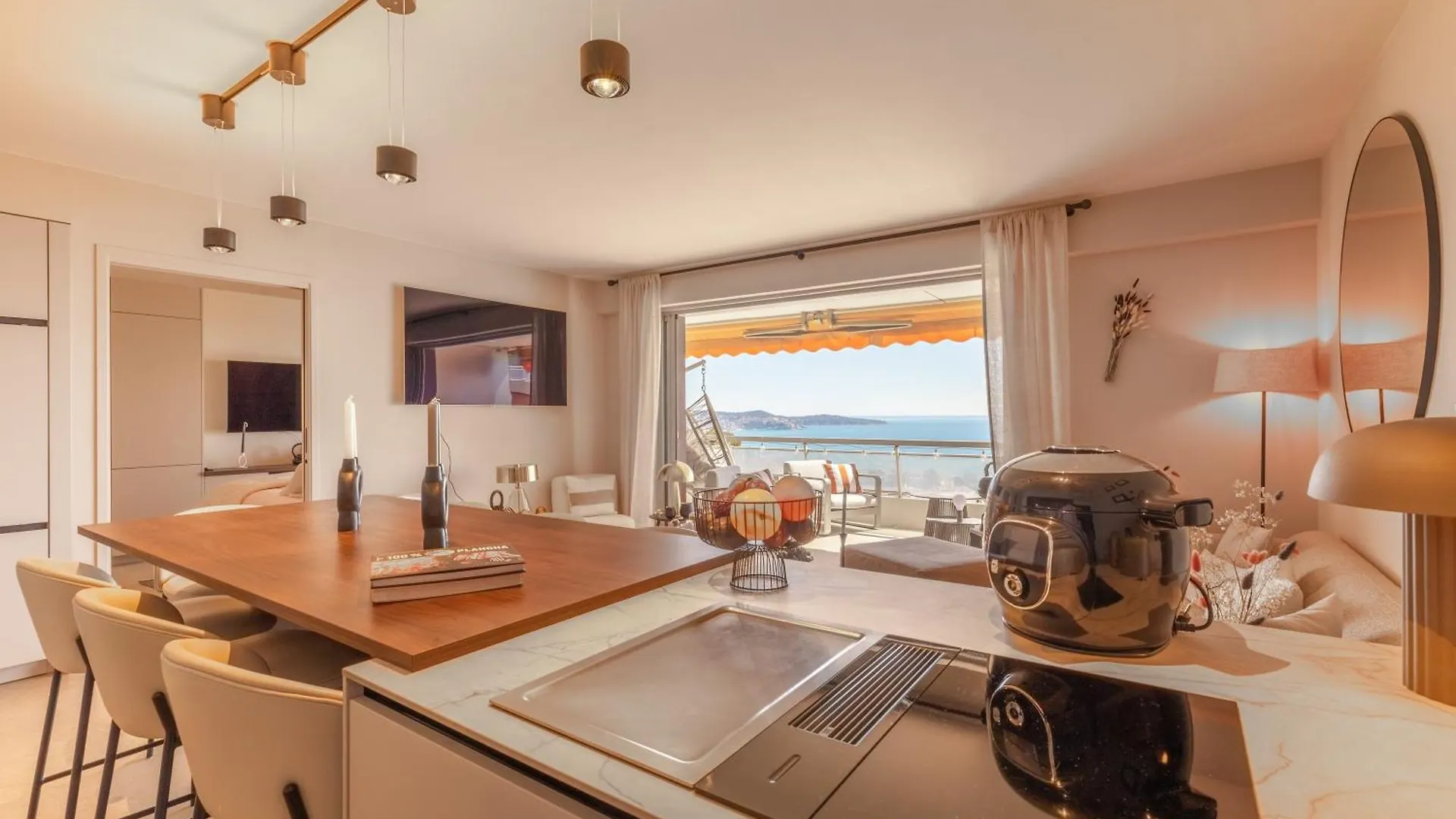 Les Belles Terres - Residence Avec Piscine Vue Mer 니스 아파트