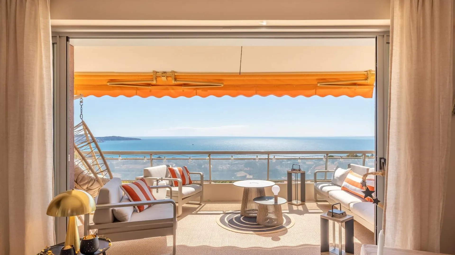 아파트 Les Belles Terres - Residence Avec Piscine Vue Mer 니스 프랑스