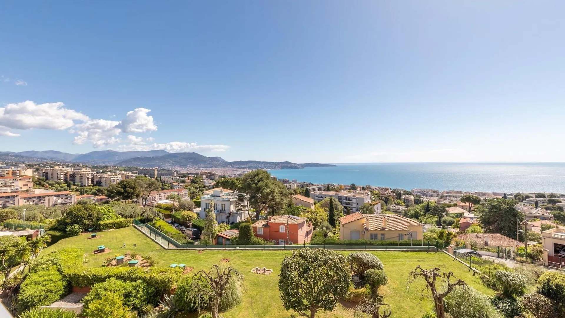 Apartment Les Belles Terres - Residence Avec Piscine Vue Mer Nice